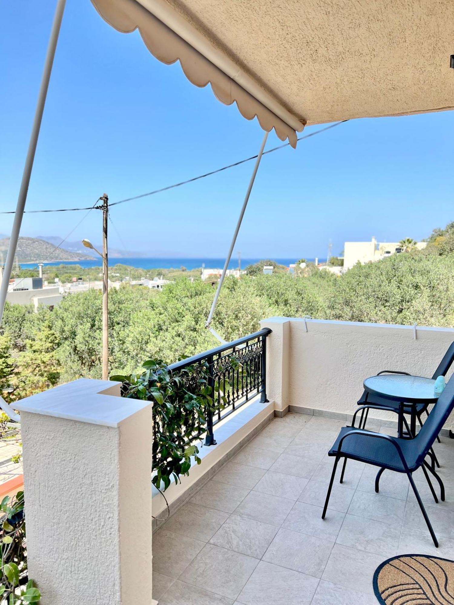 “Shiny” Sea View Apartment At Istron Ágios Nikólaos Eksteriør bilde